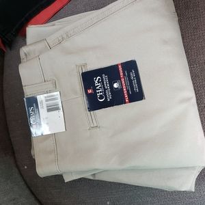 Boys pleated front adjustable waist chaps khakis